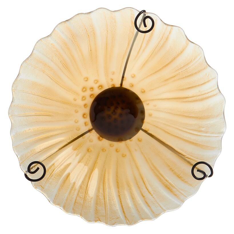 Glass Garden Stake Birdbaths