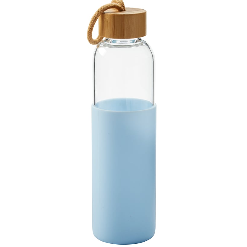 Glass Water Bottles with Silicone Sleeve