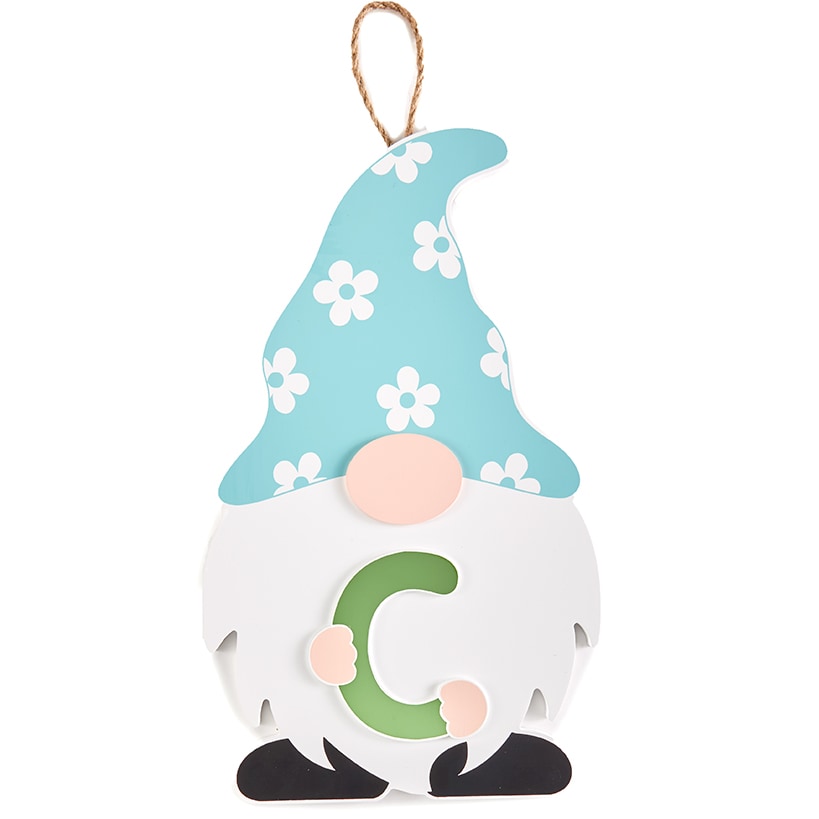 Monogram Gnome Door Hangers