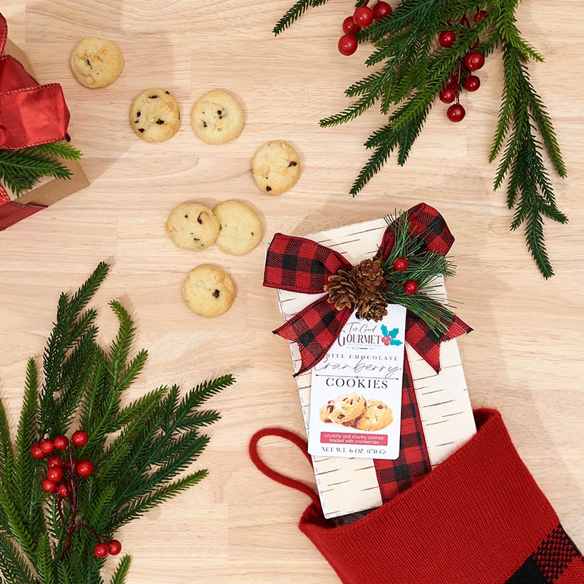 Too Good Gourmet Cookies in Holiday Birch Gift Box