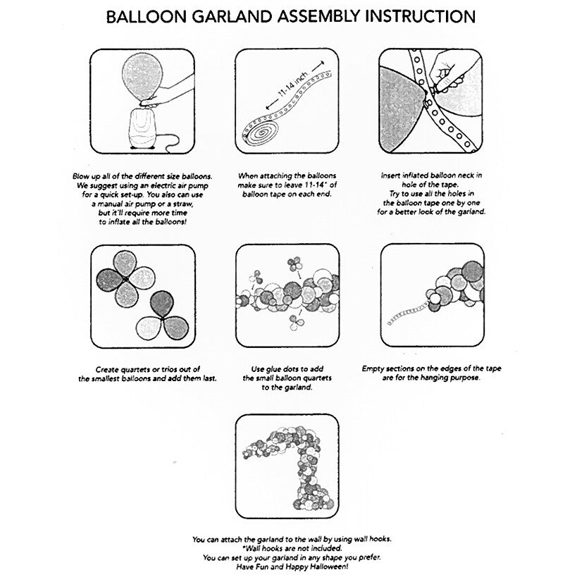 Halloween Balloon Garland