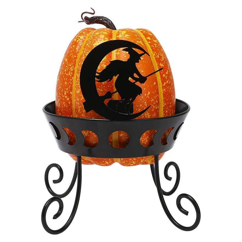 Halloween Pumpkin Holder In Boo Cat Owl Or Witch Design