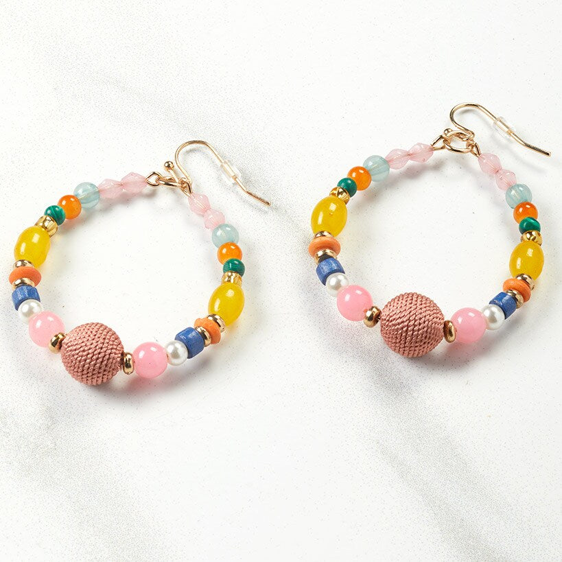 Spring Flower Beaded Jewelry