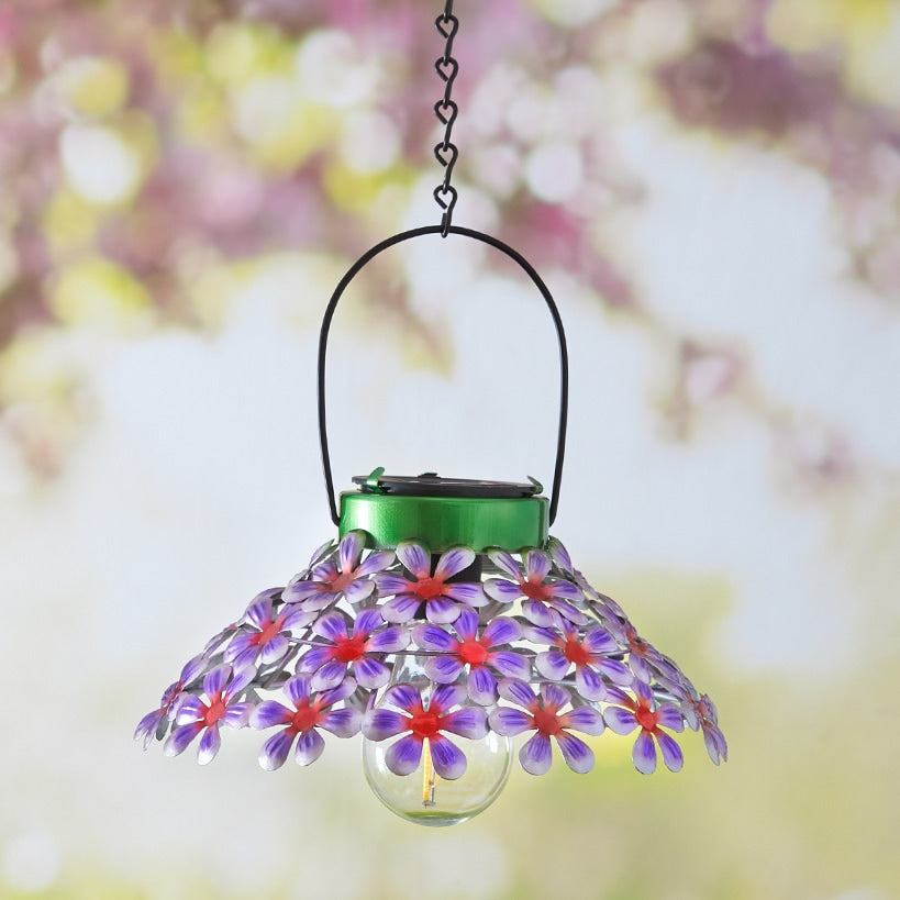 Solar Flower Hanging Lanterns