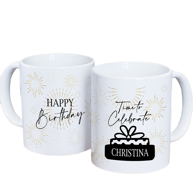 Personalized Happy Birthday Mug