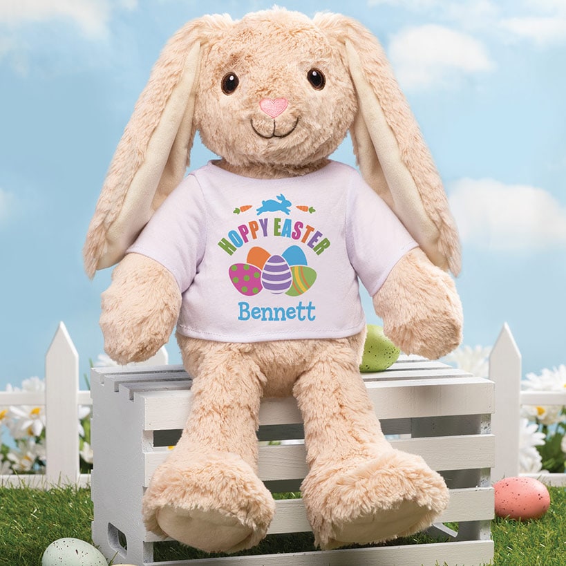 Personalized Hoppy Easter Plush Bunny