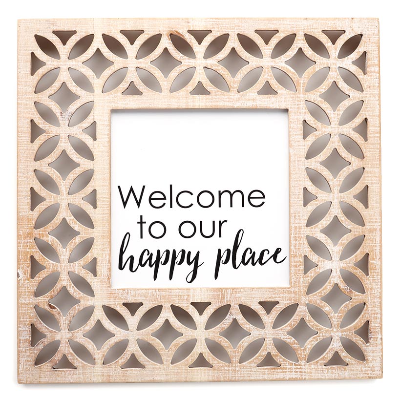 Happy Place Inspirational Wall Art