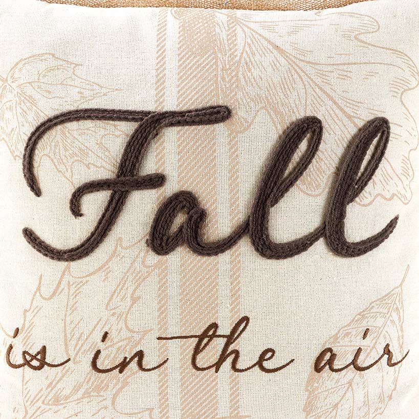 Sherpa Pumpkin-Shaped or Embroidered Autumn Accent Pillow