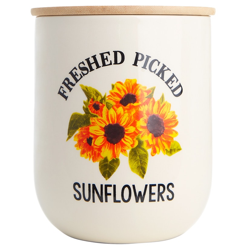 Harvest Canisters with Bamboo Lids