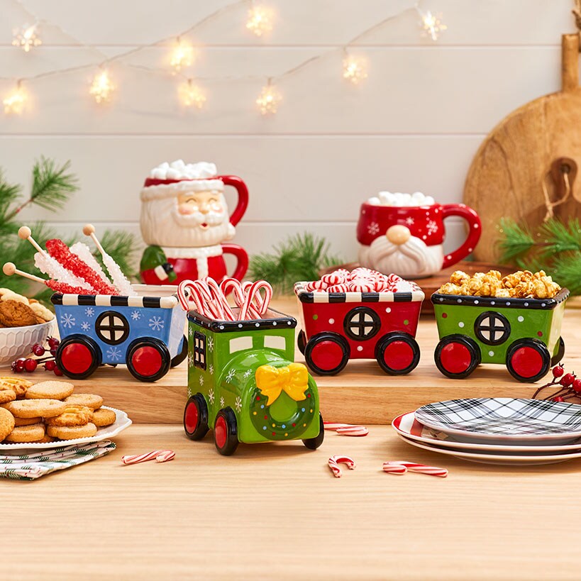 Holiday Express Serving Set