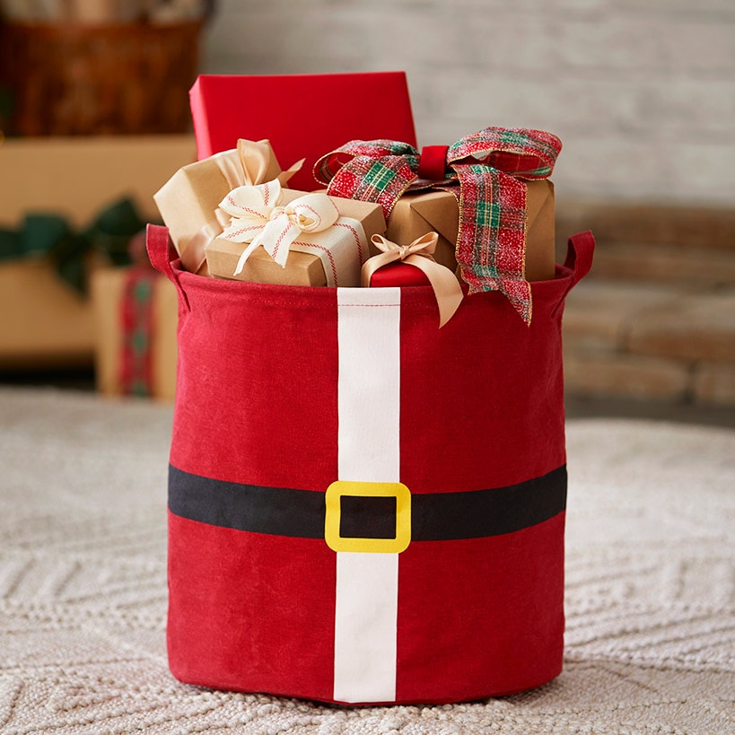 Holiday Character Storage Bin for Christmas Organization And Decoration