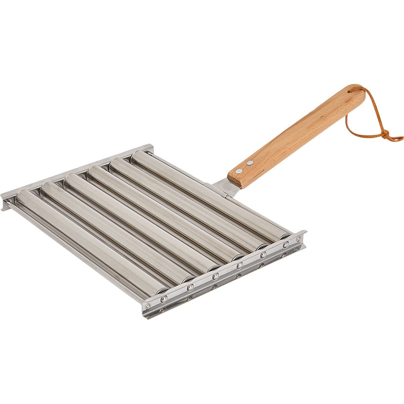Hot Dog Roller Rack for Grill or BBQ Stainless Steel