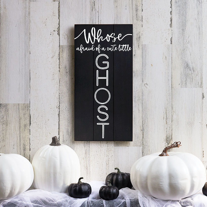 Humorous Halloween Ghost Sign
