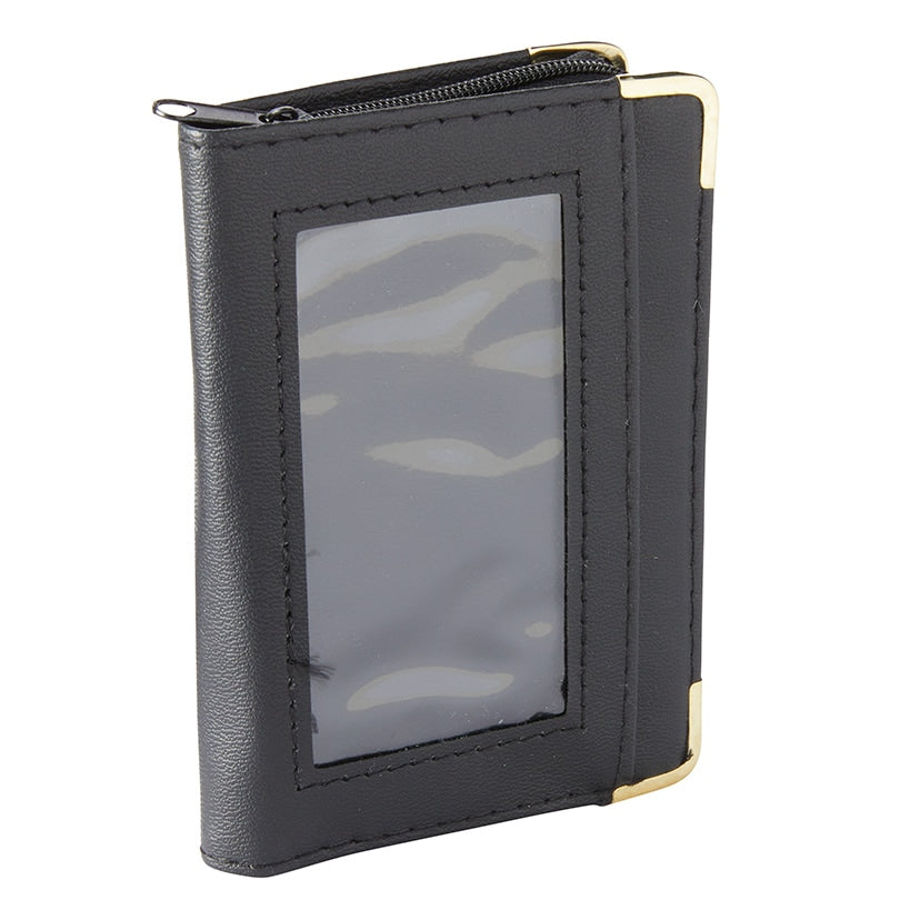 Wallet with Card Sleeves and ID Pocket