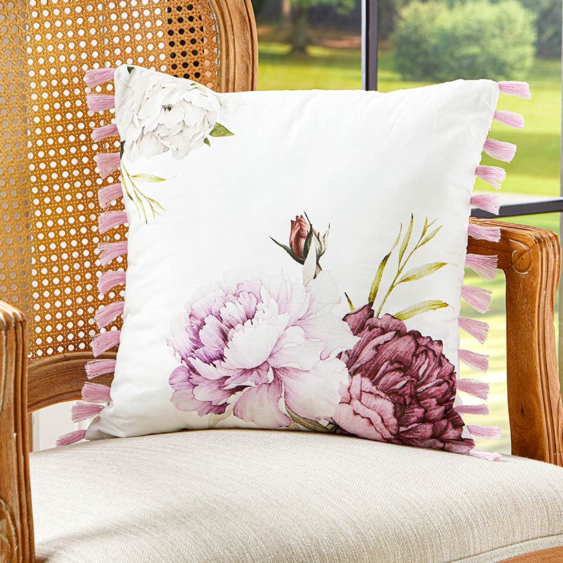 Illustrious Floral Acent Pillow