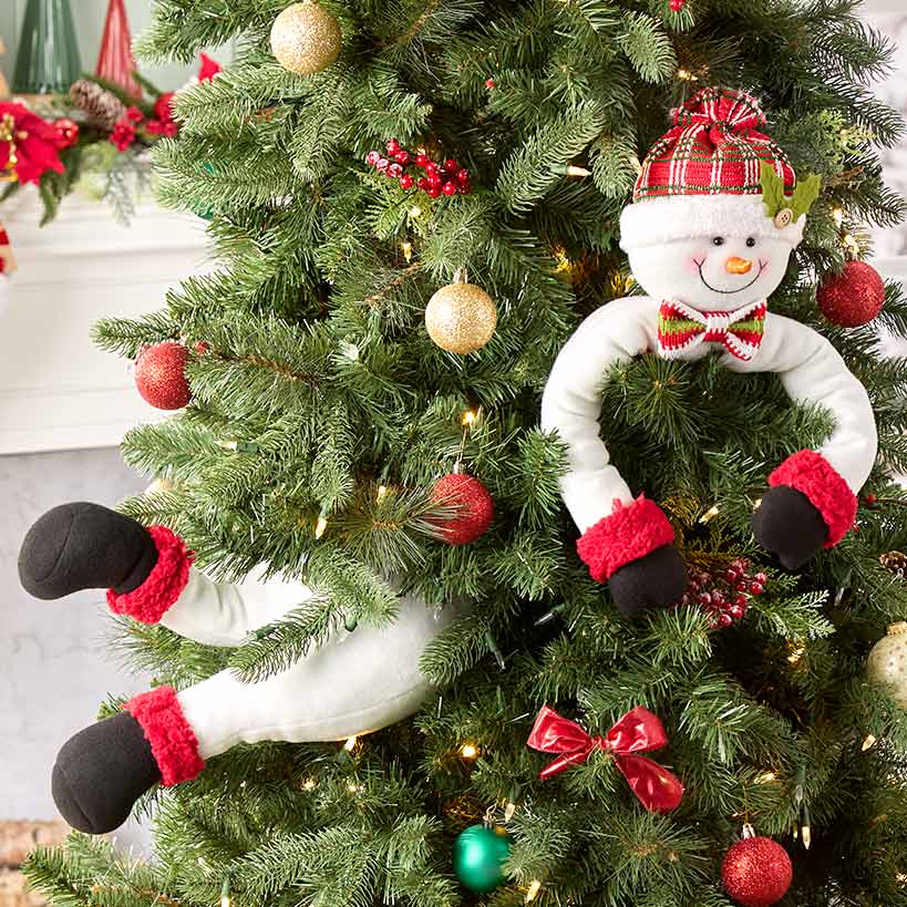 Christmas In-the-Tree Character Plush Decor