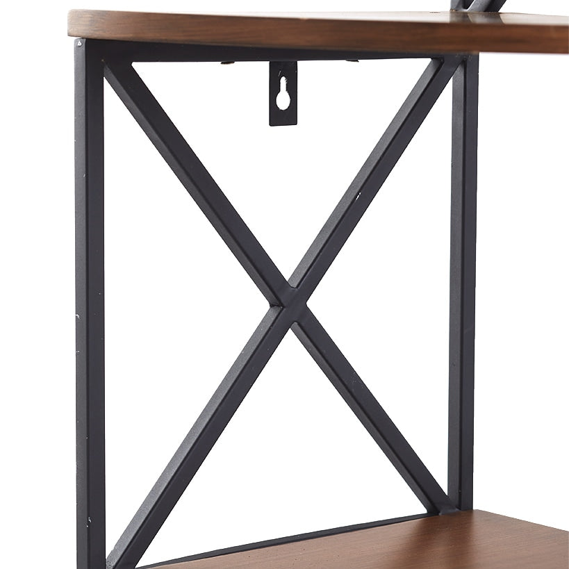 Industrial Corner Wall Shelf