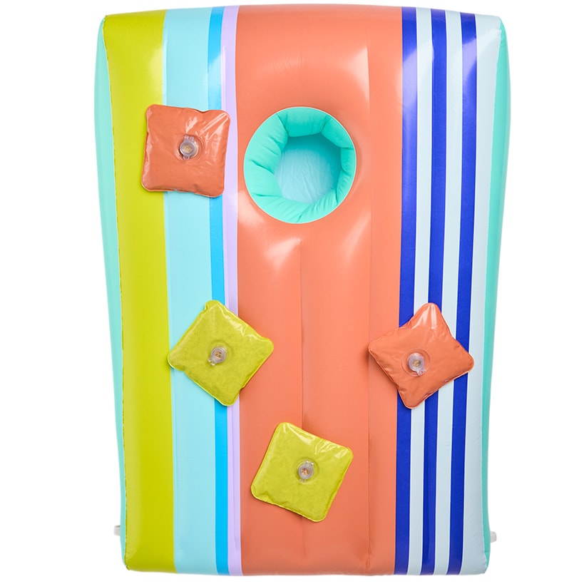 Inflatable Cornhole Bean Bag Toss Game - Durable Indoor and Outdoor Fun