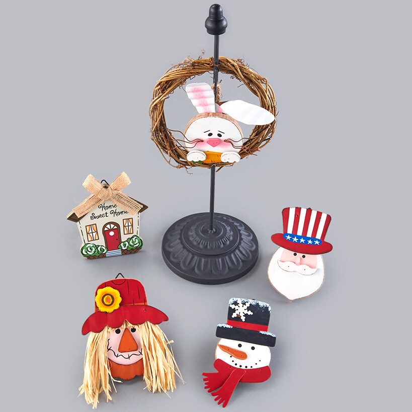 Interchangeable Table Wreath with Stand