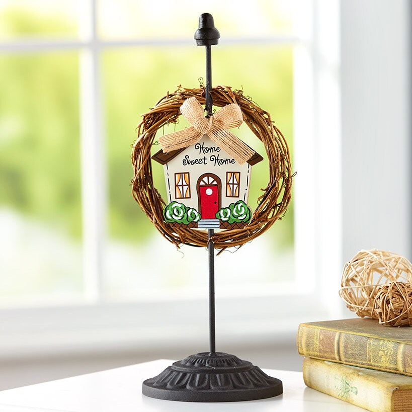 Interchangeable Table Wreath with Stand