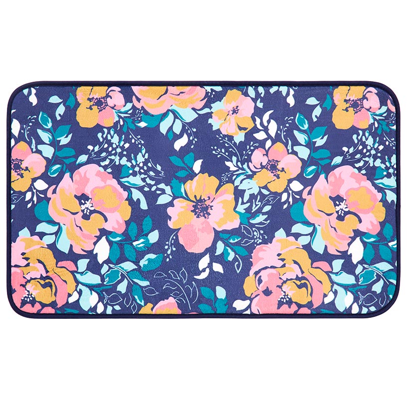 Jolene Patchwork Memory Foam Bath Rug
