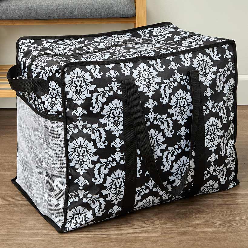 Jumbo Printed Storage Bag With Handles