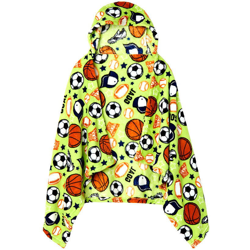 Kids' Hooded Fleece Throw