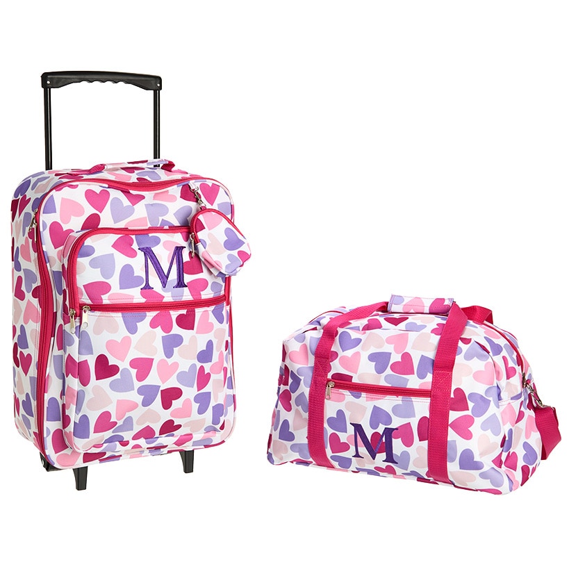 Kids' Monogram Luggage Matching Set - 3-Pc.