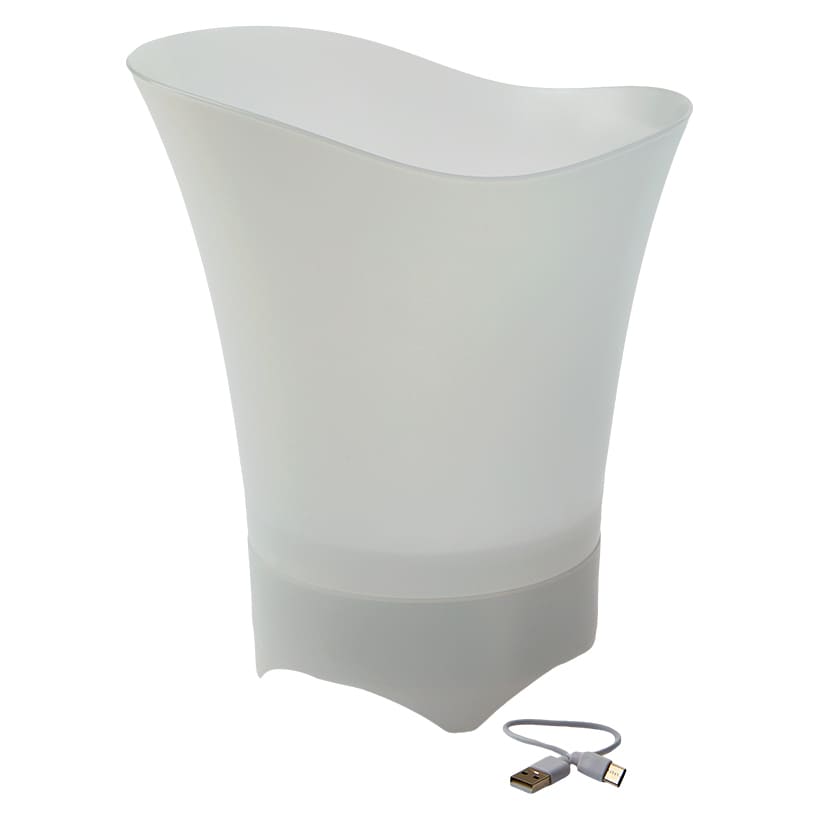 Portable LED Ice Bucket with Built In Wireless Bluetooth Speaker