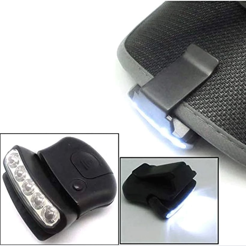 LED Mini Clip-On Cap Light Handsfree Flashlight