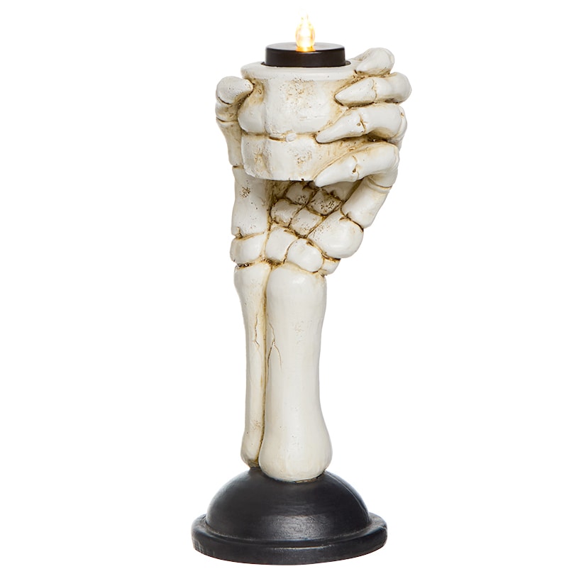 Skeleton Hands LED Tealight Holders