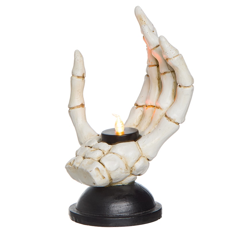 Skeleton Hands LED Tealight Holders