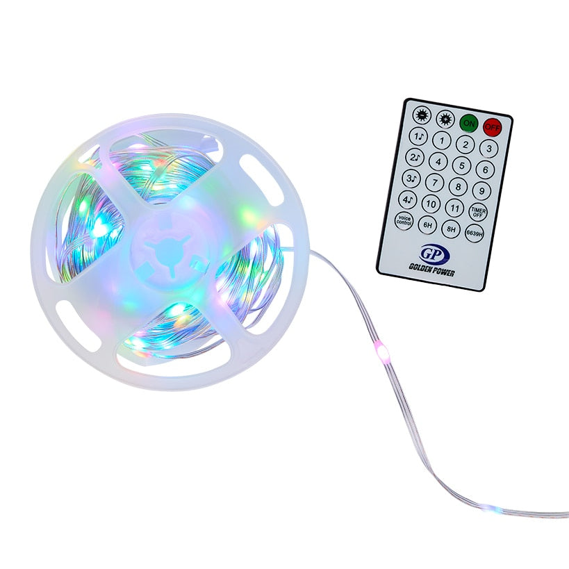 LED Strip Lights with Remote - 100 Count