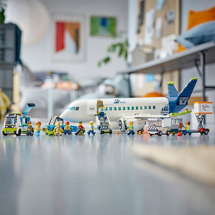 LEGO® City Passenger Airplane Building Toy Set