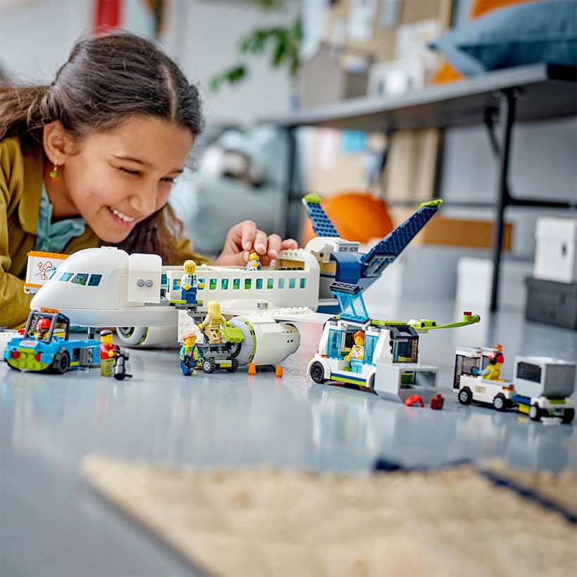 LEGO® City Passenger Airplane Building Toy Set