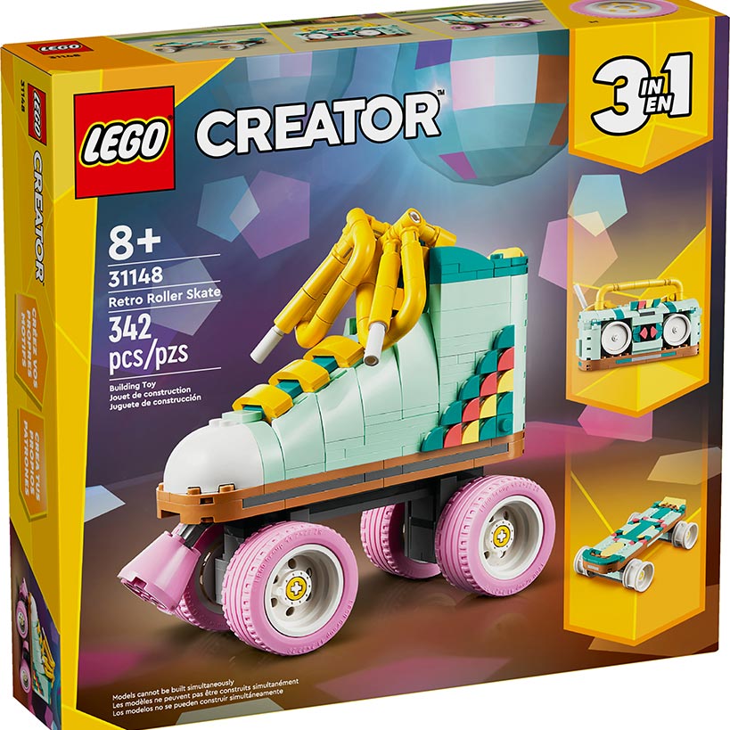 LEGO® Creator Retro Roller Skate 3-In-1 Toy