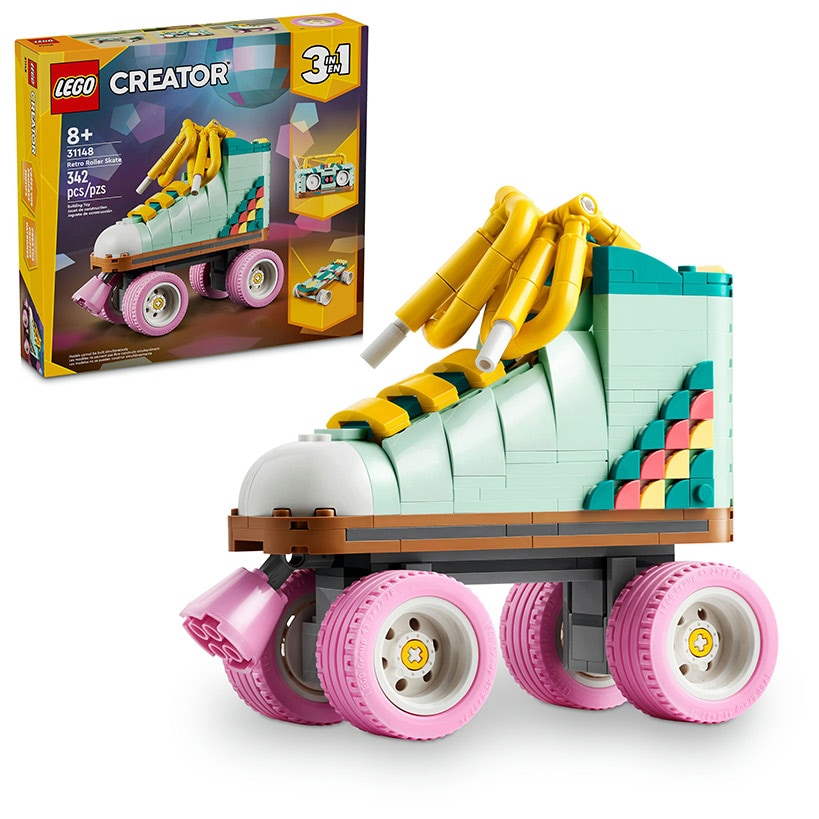 LEGO® Creator Retro Roller Skate 3-In-1 Toy