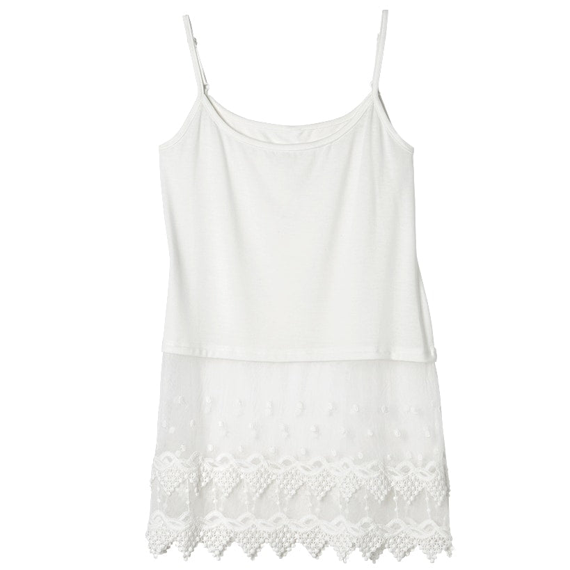 Lace Trim Camisole Top Extender