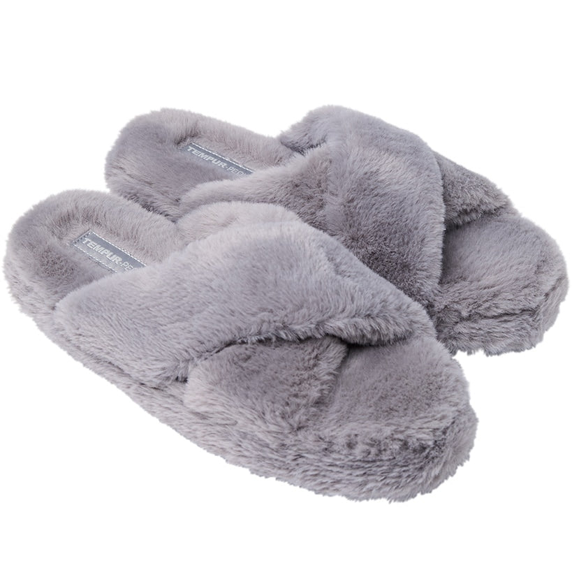 Women's Tempur-Pedic® Sloann Faux Fur Slippers