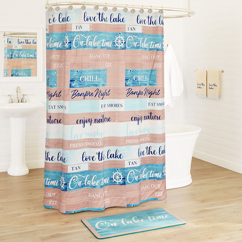 Lake Time Memory Foam Bath Rug