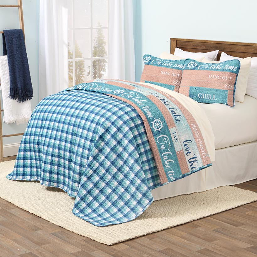 Lake Time Standard Quilt Sham