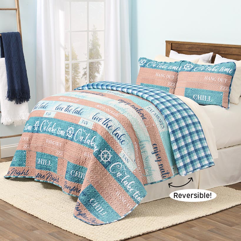 Lake Time Standard Quilt Sham