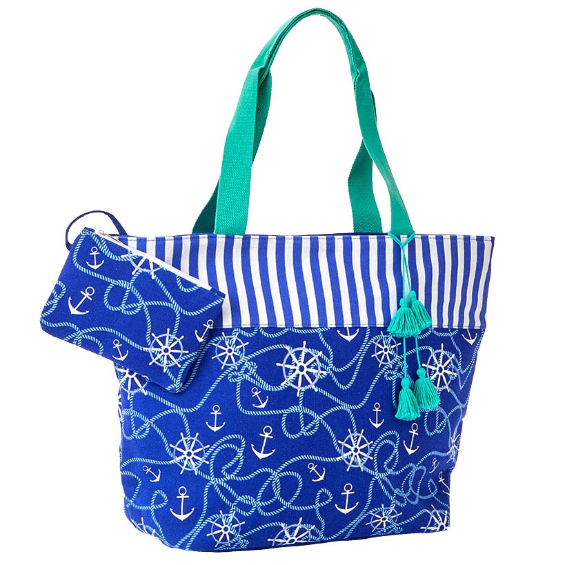 Beach Bag with Wet Pouch