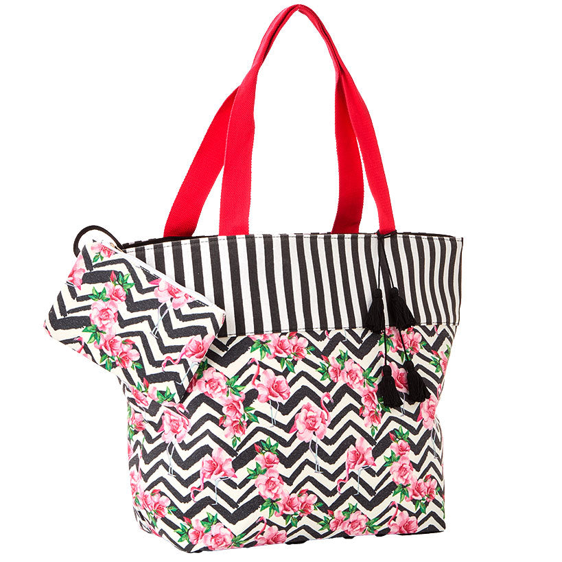 Beach Bag with Wet Pouch