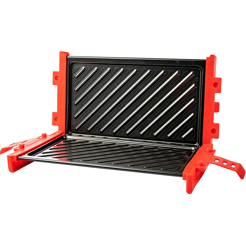 Microwave Grill - Quick, Gourmet Meals with Perfect Grill Lines