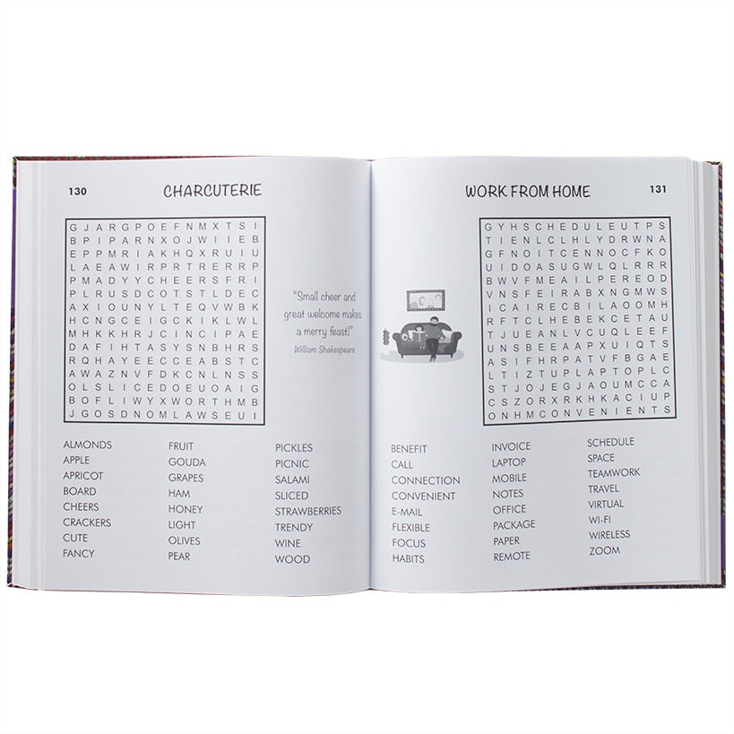 Large Print Word Search or Sudoku Puzzle Books