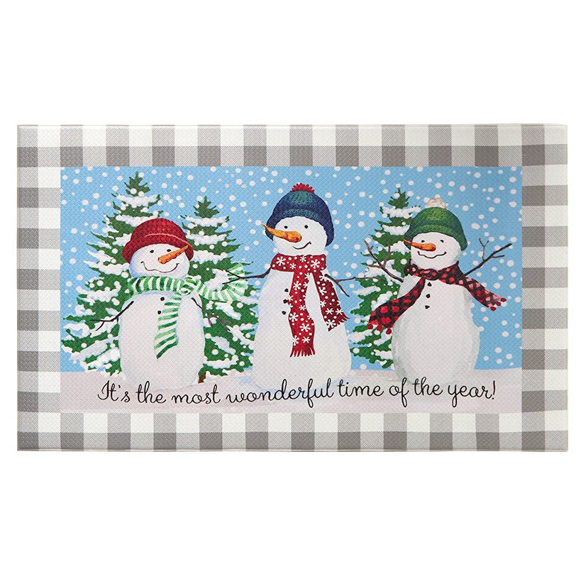Let It Snow Kitchen Accent or Runner Rug