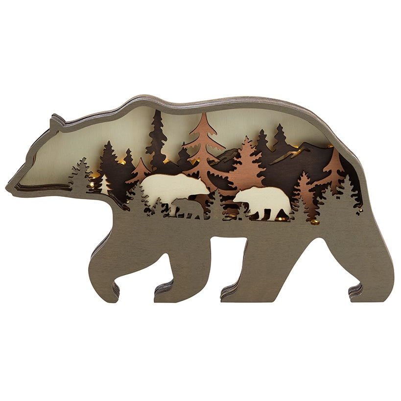 Lighted Woodland Animals
