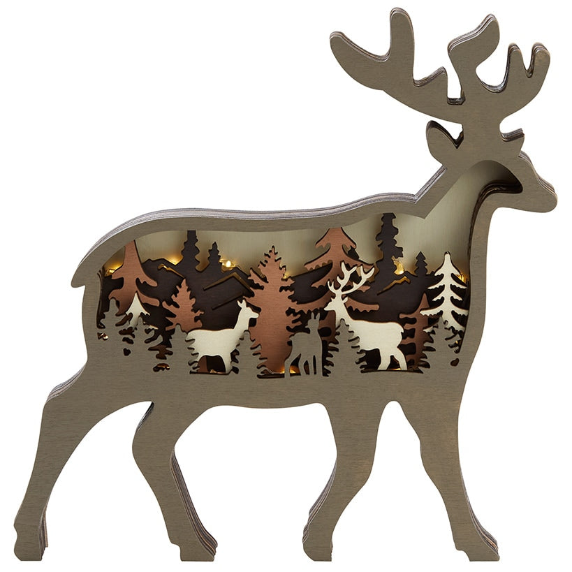 Lighted Woodland Animals