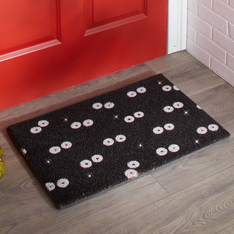 Halloween LED Lighted Coir Doormats